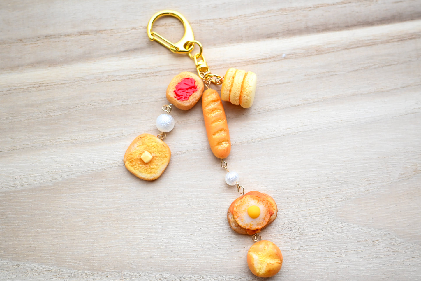 Miniature Bread Keychain